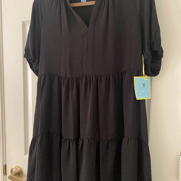 CeCe Black Dress with Tags - Picture 2 of 6